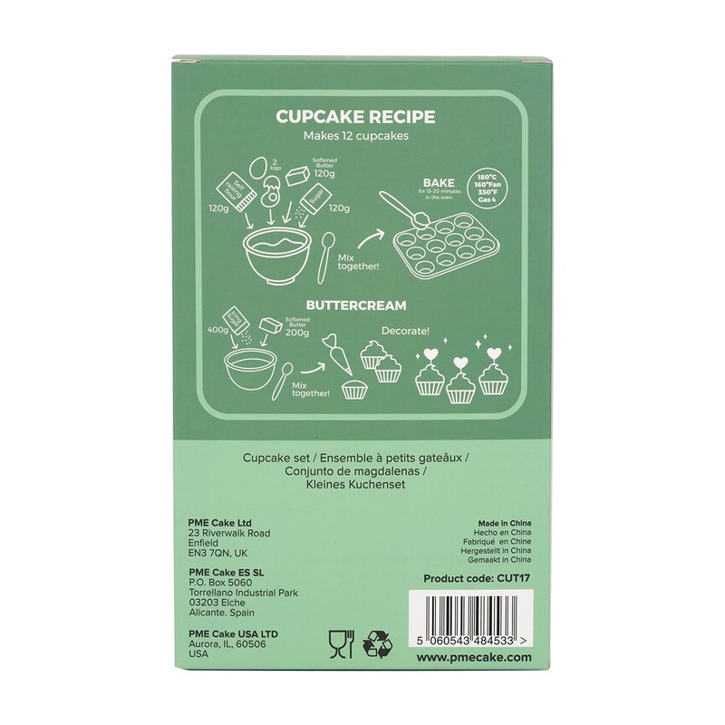 PME Cupcake Set - Party Dinosaurs, Set of 24