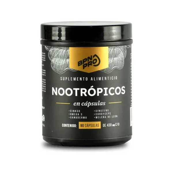 BPN PRO Nootrpicos Melena de Len, Omega 3, Ganoderma y