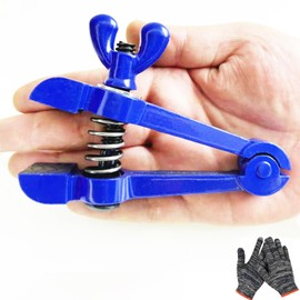 MYTEC Hand Vise, Portable Handheld Vise, Household Mini Vice, Cutting Sanding Drilling DIY Tools (Jaw width: 1.0" Small)