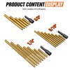 Hanger Bolts,Single Pointed Double Ended Screw 20PCS 3-1/2" (20, Yellow,