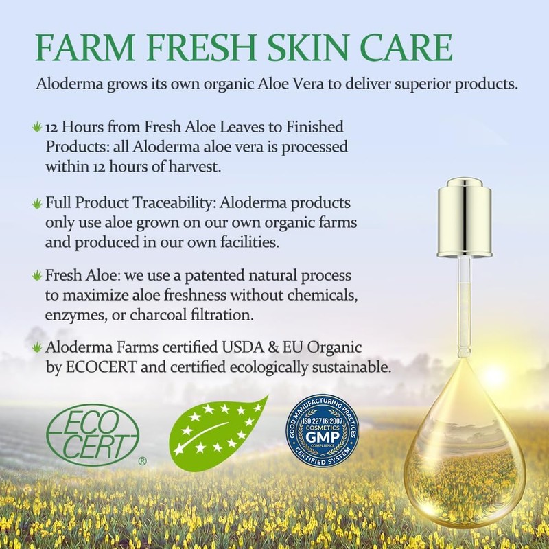 Aloderma Limpiador Calmante Para Piel Sensible Elaborado Con 76% De