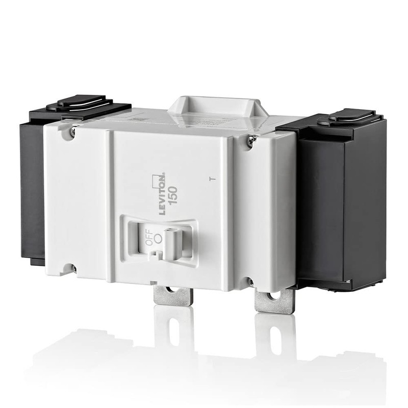 Leviton 150A 2-Pole Main Circuit Breaker, Thermal Magnetic, LM150-T, White