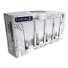 Luminarc 4 Piece Skylines 15.25 oz Assorted Decorated Coolers, Clear