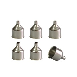 6 Pcs Mirenlife Small Stainless Steel Funnel for Flasks