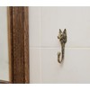 TUTURA LUTSS German Shepherd Wall Hook – Solid Brass Dog