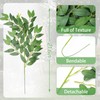 Suncalla 40 Pack Artificial Italian Ruscus Greenery Stems 55 cm