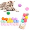 Cat Pom Ball 3CM 20 PCS Indoor Cat Toy Kitten