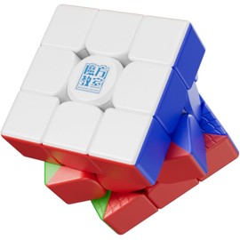 Moyu RS3M V5 2023 Dual Adjustment 3x3 Speed Cube, Professional 3x3 Puzzle Cube Stickerless RS3M V5 Master Cube (Dual Adjustment) Gift for Speed Cuber