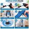 Pneumatic Drain Blaster for Clogged Toilets & Sinks – Stainless