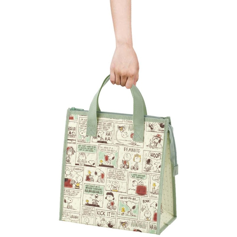 Skater FBC1-A Non-Woven Lunch Bag, Snoopy Peanuts Comics