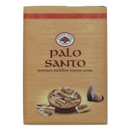 Green Tree Palo Santo Premium Backflow Incense Cones - 12 Cones