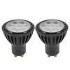 2PCS GU10 Spotlight Bulb 3000K 7W Warm Light LED Bulb