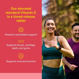 Natural Factors Vitamin C 1000 mg Time Release, 180 Count (Pack of 1)