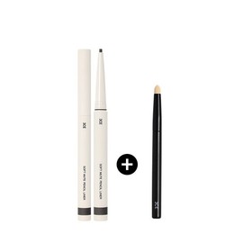 3CE 3CE Soft Mute Pencil Liner (Increased) 3CE Eye Point Brush, ACORN BROWN / 쓰리씨이 3CE 소프트 뮤트 펜슬 라이너 (증)3CE 아이 포인트 브러쉬, ACORN BROWN
