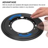 Lswteiz 2Pack 8 Inch Lazy Susan Hardware 5/16”Thick Heavy Duty