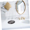 VICASKY Stainless Steel Recessed Trash Can Lid Flap Cover for