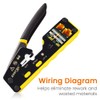 ZoeRax RJ45 Crimping Tool Pass Through Ethernet Crimping Tool for