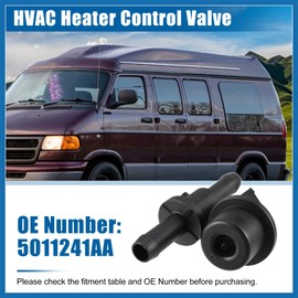 A ABSOPRO HVAC Heater Control Valve for Dodge for Ram 1500 2500 3500 Van 1999-2003 for Dodge B1500 B2500 B3500 1998 Heater Water Valve Replaces 5011241AA Item Replacement