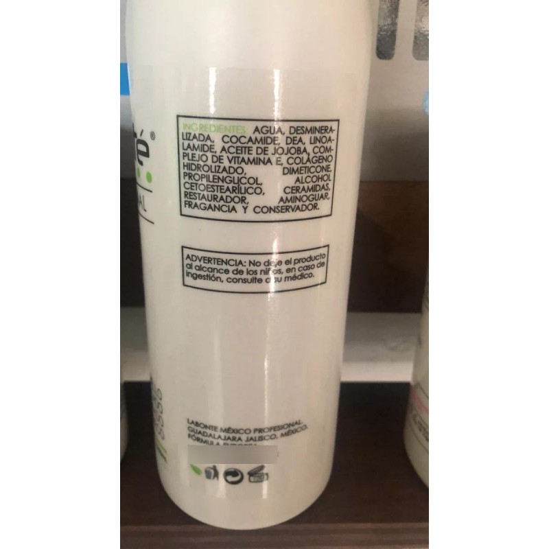 Labonté Shampoo Vitamina 1lt + Vitamina E Con Keratina 1lt
