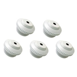 PoolSupplyTown Pool Spa Directional Flow Hydrostream Return Jet Fitting SP1419B with Adjustable 3/8" Opening Rotating Eyeball Compatible with Hayward SP1419B (5 Pack)
