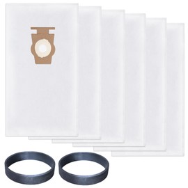 KEEPOW Vacuum Bags for Kirby Sentria, F Style Vacuum Cleaner Bags for Kirby Avalir 2, Ultimate G, Diamond Edition, G Series, Replace Part 204814, 204811, 204803, 204808, 205811 (6+2 Pack)