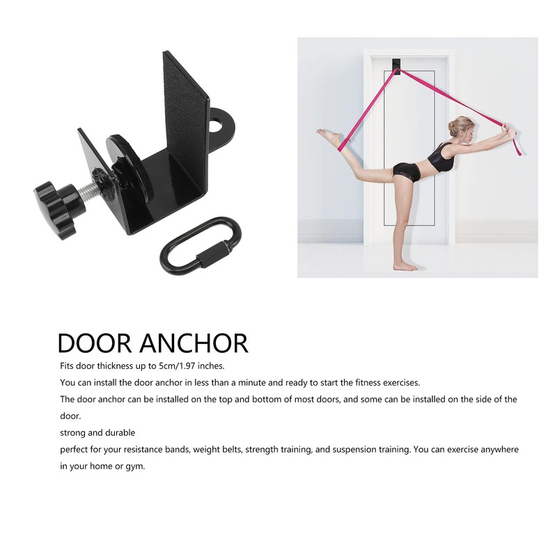 Heavy Duty Door Anchor Attachment for Resistance Exercise Bands Workout