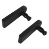 1 Pair Bike Rearview Mirror Plastic Handle Foldable 360 Degree