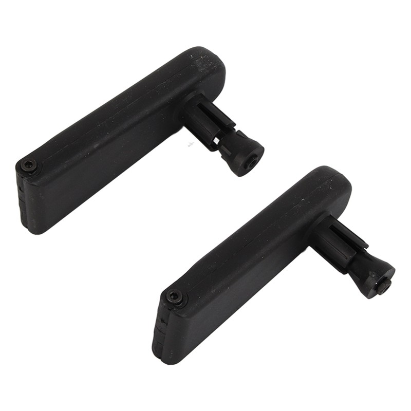 1 Pair Bike Rearview Mirror Plastic Handle Foldable 360 Degree