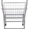 ALIMORDEN Laundry Cart with Clothes Rack, Rolling Laundry Butler with