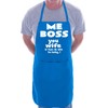 Print4U Me Boss You Wife BBQ Cooking Funny Novelty Apron