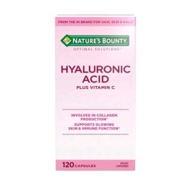 Nature's Bounty Hyaluronic Acid Plus Vit C Supplement, Supports Glowing Skin