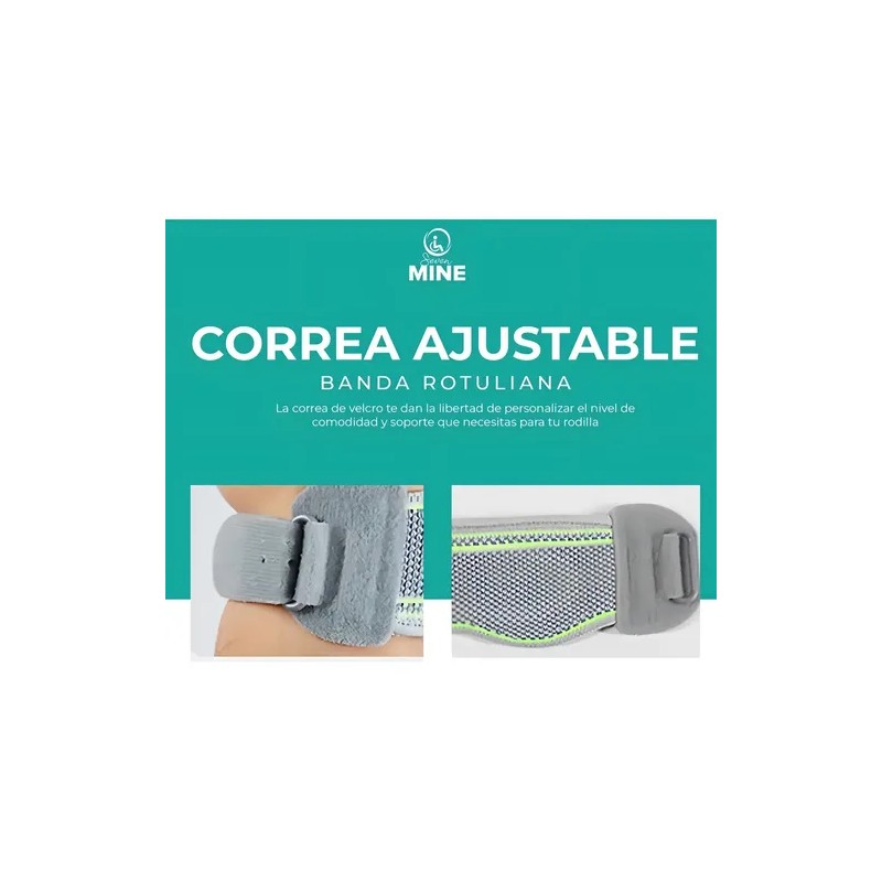 Banda Rotuliana Silicona Patelar Seven Mine Deportiva Neopreno