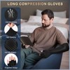 Zuscot Long Copper Compression Arthritis Gloves for Women & Men,