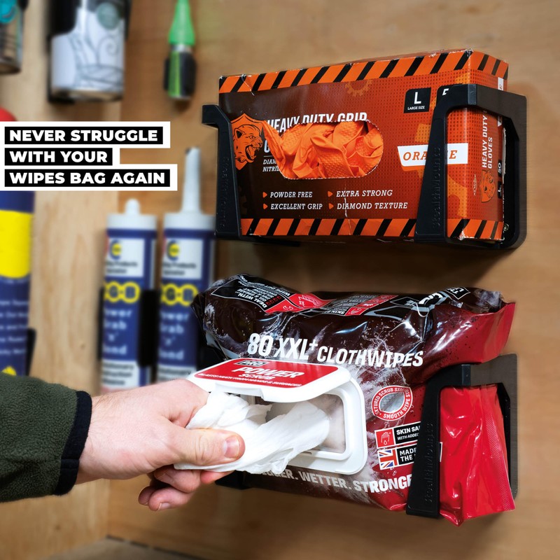 StealthMounts Wipe Holder | 2 Pack | Mounts for Wipe