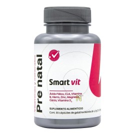Pre Natal Vitaminas Y Minerales (30 Cap De 1,2 G) Smart Vit