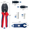 SUGOOE 13 PCS Solar Crimper Tool Kit - 10 Pairs