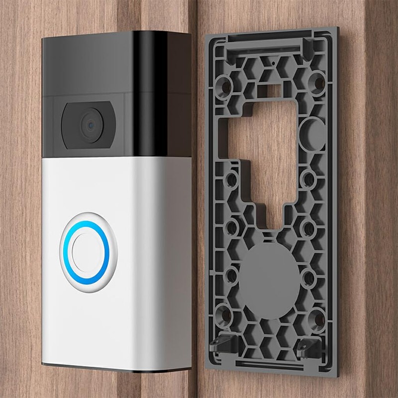 SUIOPPYUW Ring Doorbell Mount Holder Renter Friendly No Drill Installation