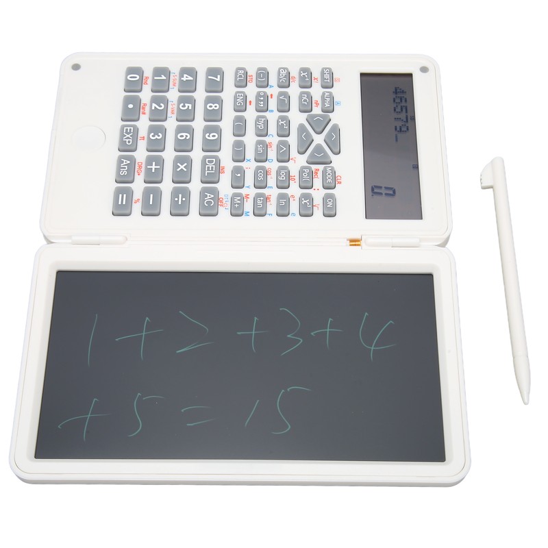 Calculator with Notepad Portable 10 Digits LCD Display Scientific Calculator