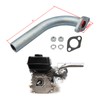 LOSTAR Exhaust Pipe Compatible with Predator 212cc GX160 GX200 Go
