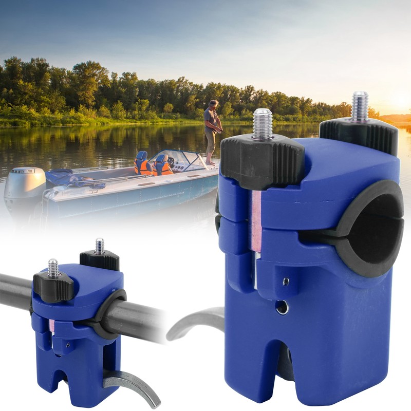Boat Fishing Pole Bracket Mount Device Aluminium Alloy Outdoor Fish