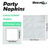 MBBUROYY Disposable Cocktail Napkins Cloth Like Napkins Disposable Table Napkins