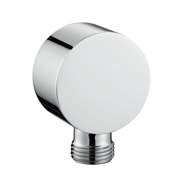 UCLIMAA Wall Supply Elbow for Handshower, Brass Round Wall Mount