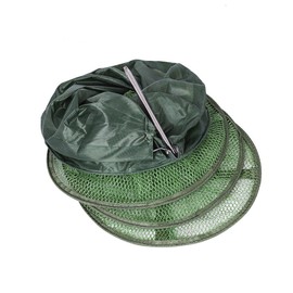 Fishing Keep Nets, Foldable Fishing Basket Traps Nets, Crab Spring Trap Bait Trap for Lobster, Crawfish, Shrimp (25x1.2m)