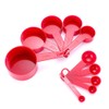 10pcs 6 Color Measuring Cups And Measuring Spoon Scoop Silicone