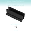 Sliding Shower Door Bottom Guide 1/2" x 3" for Shower