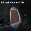 Qunzes Key Fob Cover with Heavy-duty Keychain For Chevy Silverado