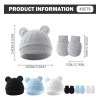 4 Sombreros Y Guantes Para Bebés, Esenciales Recién Nacidos