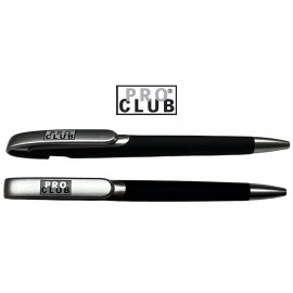 Pro club soft touch roller ball pen black