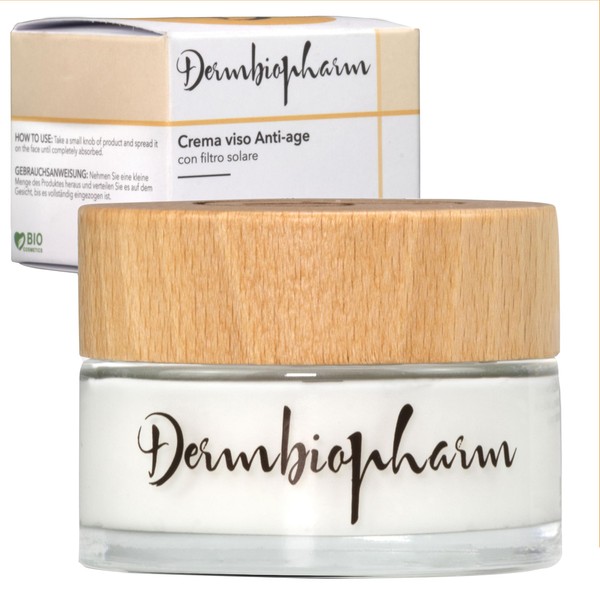 Dermbiopharm Women's Face Cream, Moisturising Cream Face with Natural Ingredients, Hyaluronic Anti-Ageing Cream for Women, Moisturiser Face for Daily Face Care
