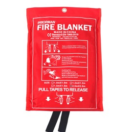 Large Fire Blanket for Home XL 59x59 79x79 Inches Emergency Fire Blankets Kitchen Fire Retardant Blanket Fire Shelter Suppression Restaurant House Car Warehouse Fire Proof Survival Safety Reusable